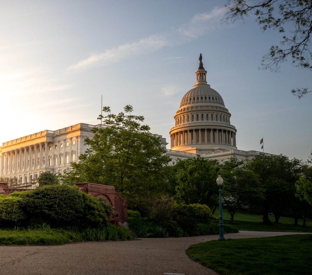 United States Capitol building in Washington DC